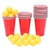 Table Top Board Beer Pong Drinking Game Kit Photo