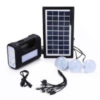 GD-8017A Solar Home Lighting System with 3 Led Bulbs Photo
