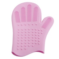 Pet Hair Remover Glove - Pink Photo