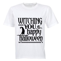 Witching you a ... - Adult - Unisex - T-Shirt - White Photo