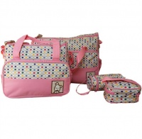 Gggles 5 Piece Nappy Bag - Pink Photo