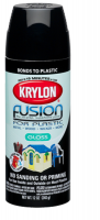 Krylon Fusion Plastic Paint Gloss - Black Photo