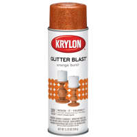 Krylon Glitter Blast Orange Burst - 170ml Photo