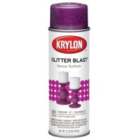 Krylon Glitter Blast Fierce Fuchsia - 170ml Photo