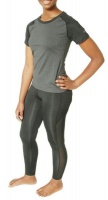Women Compression Running Suits Grey Photo