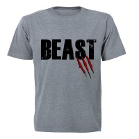 Beast! - Adults - Unisex - T-Shirt - Grey Photo