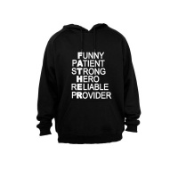 Definition of Father! - Adults - Hoodie - Black Photo
