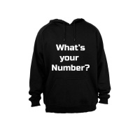 What's your number? - Adults - Hoodie - Black Photo