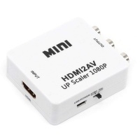 1080P HDMI Mini VGA to RCA AV Composite Adapter Converter Photo