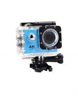 Ultra HD 4K Sports Camera WIFI Water Resistant Sports Camera Blue Photo