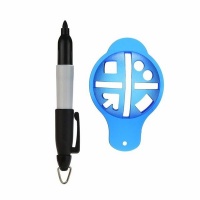Golf Ball Marker Tool With Pen Photo