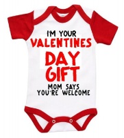 The Funky Shop - Baby Grow - Valentines Mom Says You Are Welcome Photo