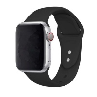 Apple TUFF-LUV Silicone Sports Strap for Watch 4 - Black 44mm Photo