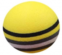 10 Yellow Foam Golf Balls Photo