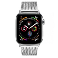 Apple Colton James Mesh Strap for Silver 44mm Watch - Silver Photo