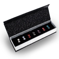 Destiny Lunar 7 pair Earrings set with Swarovski Crystals Photo