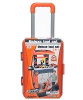 Kalabazoo Deluxe 37 Piece Toolbox Pretend Play Suitcase Set - Orange Photo