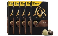 LOR L'OR Forza Intensity 9 - Nespresso Compatible Coffee Capsules - 5x Pack of 10 capsules Photo