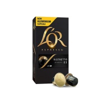 LOR L'OR Ristretto Intensity 11 - Nespresso Compatible Coffee Capsules - Pack of 10 capsules Photo