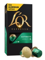 L'OR - Espresso Satinato Intensity 6 - Nespresso Compatible Aluminium Coffee Capsules Photo