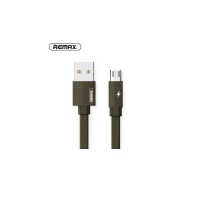 Remax RC94m Kerolla Flat Micro USB Data/Charging Cable 2.1A Black 2M Photo