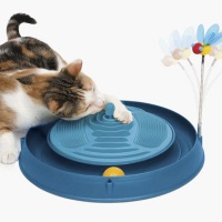 Catit Play - 3" 1 Circuit Ball Toy with Catnip Massager Photo