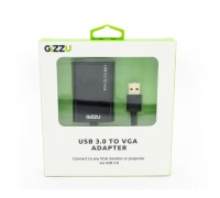 GIZZU USB3.0 to VGA Adapter - Black Photo