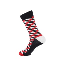 Men's Socks - Block Red Photo