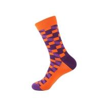 Men's Socks - Block Orange Photo