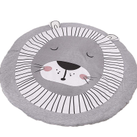Soft Kids Play Mat Crawling Cushion Blanket Floor Rug - Lion Photo