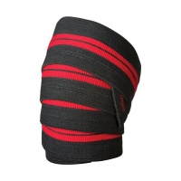 Harbinger Red Line Knee Wraps One Size Black Photo