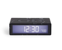 Lexon Flip Clock 2 LCD Alarm Clock Black Marble Photo