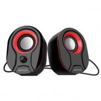 Astrum 2.0CH 2 x 3W RMS USB Powered Speakers - Red Photo