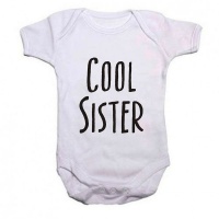 Qtees Africa Cool Sister Baby Grow Photo