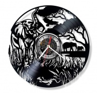 Unique Africa Vinyl Clock Photo