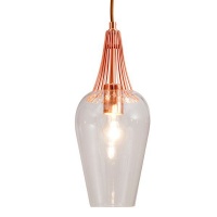 The Lighting Warehouse - Pendant Whisk 20712 Copper Photo