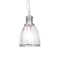 The Lighting Warehouse - Pendant Parktown 21484 Brushed Steel Photo