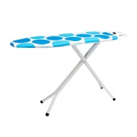 Retractaline - Premium Steel Mesh Top Ironing Board - Blue Polka Dots Photo