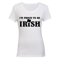 I'm Proud to be Irish! - Ladies - T-Shirt - White Photo