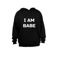 I am Babe! - Hoodie - Black Photo