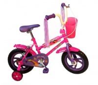 Peerless Girls 12" Bike with Training Wheels - Super Pink Photo