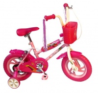 Peerless Girls 12" Bike with Training Wheels - Pink Princess Photo