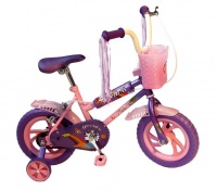 Peerless 12" BMX Bike with Training Wheels - Mauve & Pink Photo