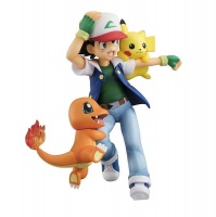 Pokemon G.E.M Ash & Pikachu & Charmander Figurine Photo