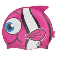 Slazenger Kids Fun Silicone Cap - Pink Fish Photo