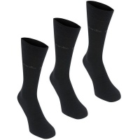 Pierre Cardin Men's 3 Pack Plain Socks - Navy Photo