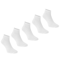 Slazenge Men's 5 Pack Trainer Socks - White - 12 Photo