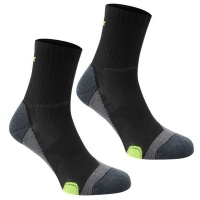 Karrimor Men's Dri Skin 2 Pack Running Socks - Black - 12 Photo