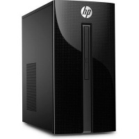 HP 460 i3-7100T Windows 10 Home Mini Tower Desktop Glossy Black Photo