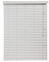 Decor Depot 50mm S-Bass Wood Venetian Blind White 1000mm X 1600mm Photo